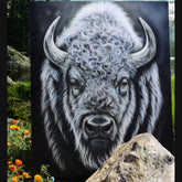 Spirit of the Plains - Bison Wildlife art by Chris Tutty